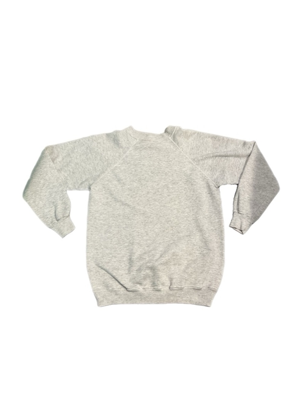 Vintage 80s/90s Hanes Sport USA Raglan Gray Crewneck Sweatshirt